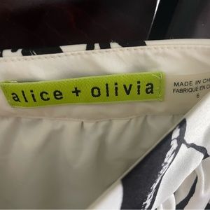 Alice and Olivia satin ball skirt